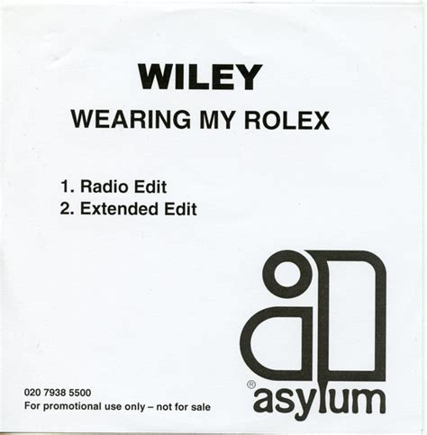 wiley wearing my rolex release date|Wiley .